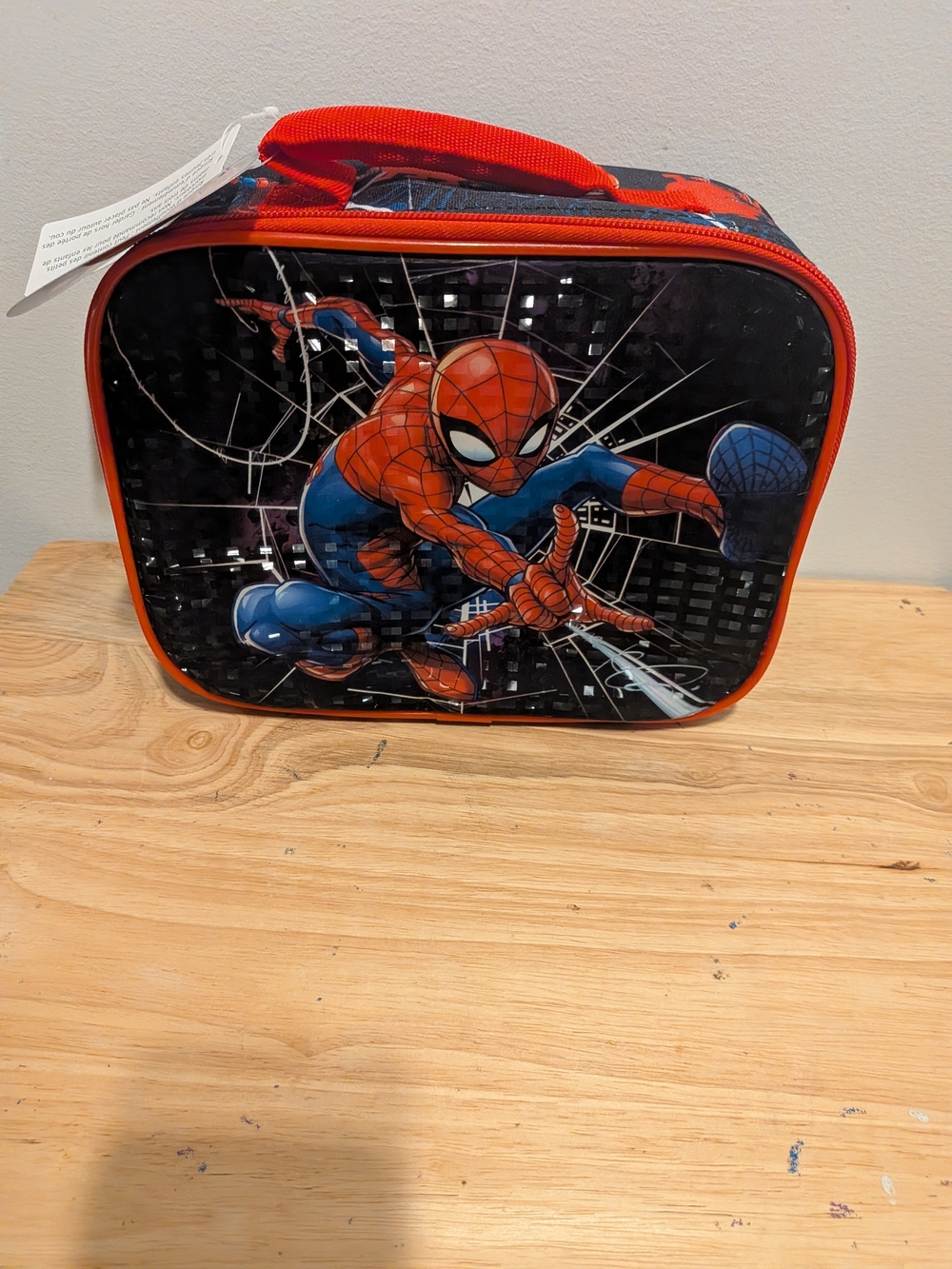 Marvel Spider-Man Kids Lunch Bag in Red and Blue